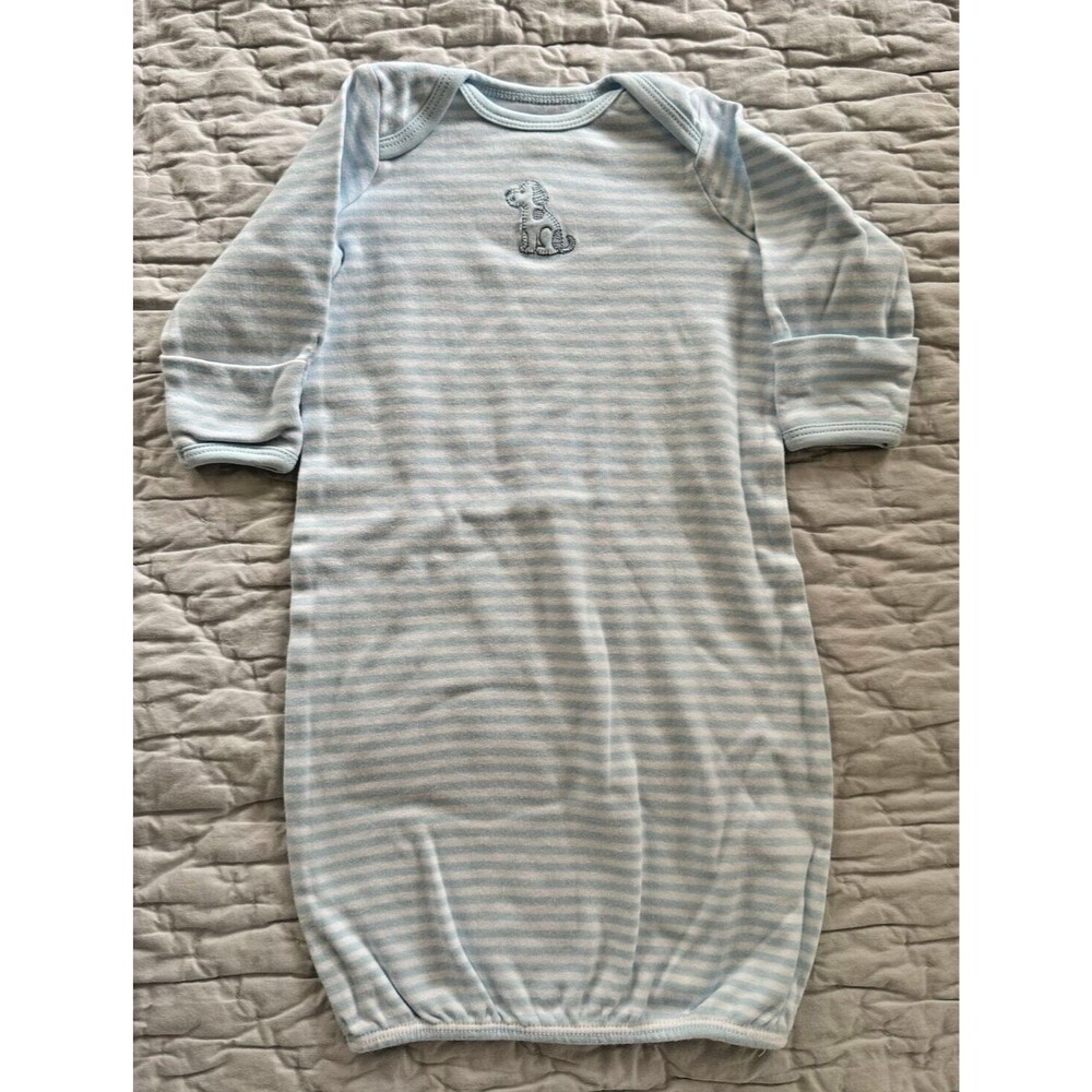 Little Me Newborn Infant Sleeper Gown Set, 0-3 months, Organic cotton, New